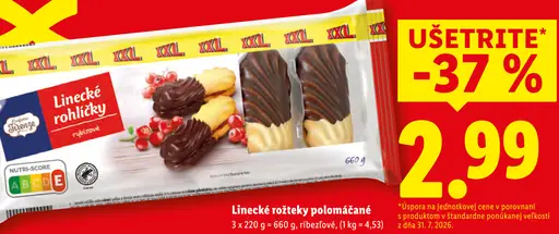 Sondey linecké rožteky polomáčané