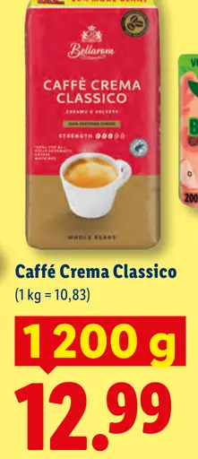 Bellarom Caffè Crema Classico kávové zrná