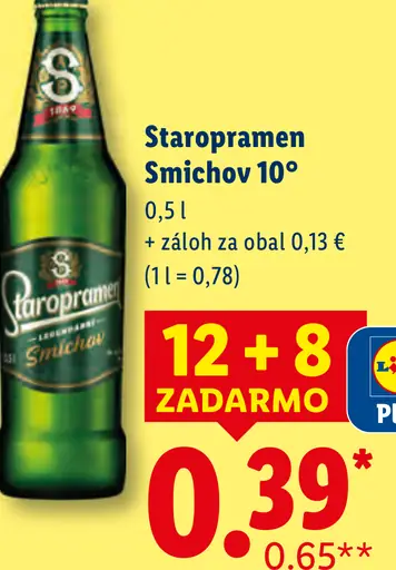 Staropramen plechovka Smíchov 10°