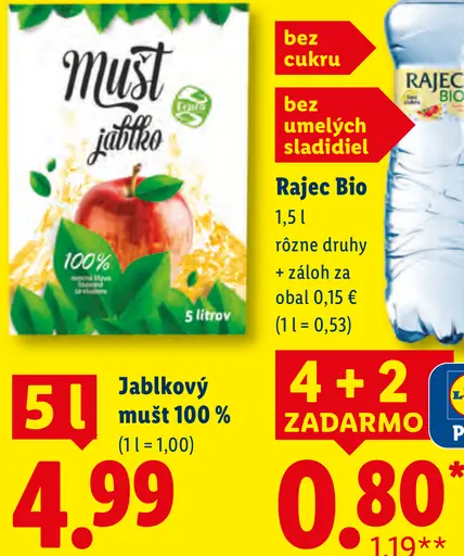 Jablkový mušt 100 %