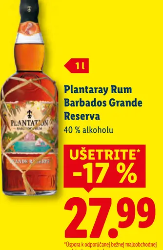 Planteray Grande Réserve Barbados rum