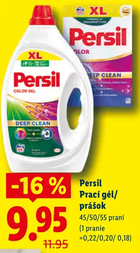 Persil prací gél/prášok Color Gel Deep Clean
