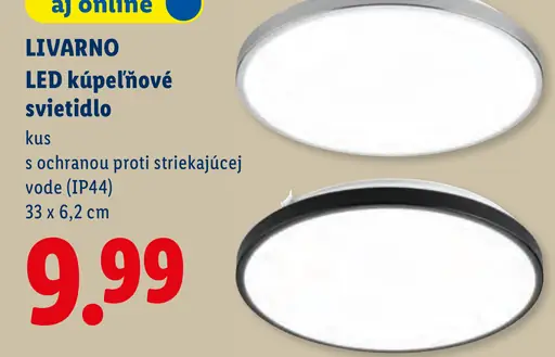 Livarno LED kúpeľňové svietidlo s ochranou proti striekajúcej vode IP44