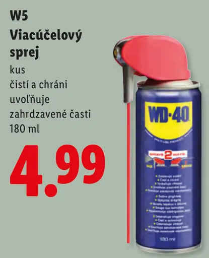 W5 viacúčelový sprej
