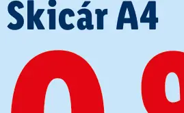 Skicár A4