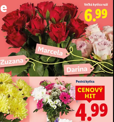 Veľká kytica ruží