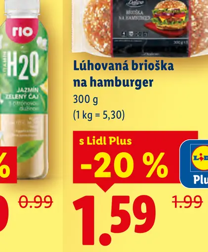 Lúhovaná brioška na hamburger