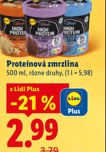 Gelatelli proteínová zmrzlinová tyčinka rôzne druhy