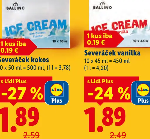 Ballino Severáček kokos