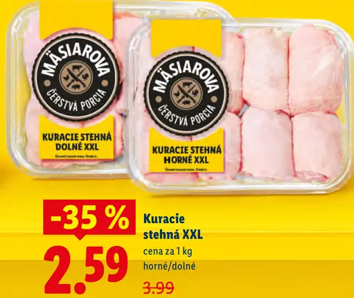 Mašiarová kuracie stehná XXL horné/dolné