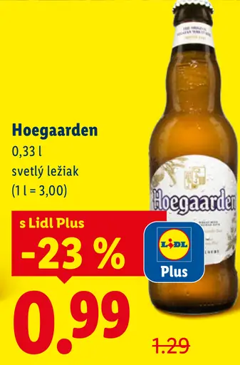 Hoegaarden svetlý ležiak