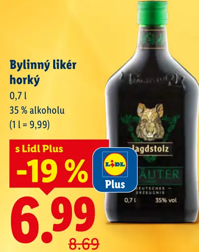 Jagdstolz bylinný horký likér