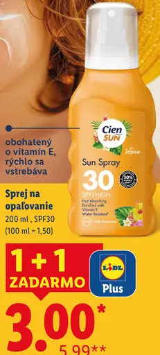 Cien Sun Sun Spray SPF30