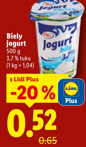 Plus Biely jogurt