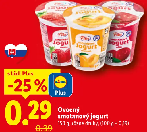 Pilos ovocný jogurt rôzne druhy