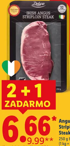 Deluxe Angus striploin steak