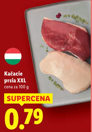 Kačacie prsia XXL
