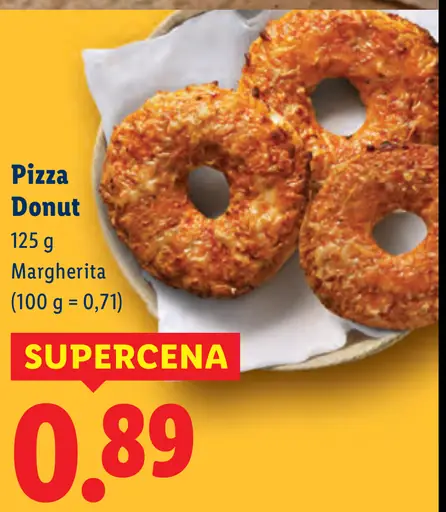 Pizza donut margherita