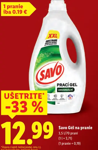 Savo gél na pranie univerzálny