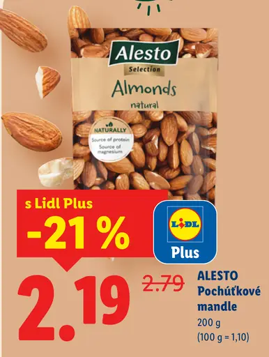Alesto Pochúťkové mandle