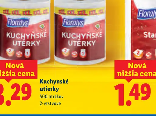 Floralys Kuchynské utierky