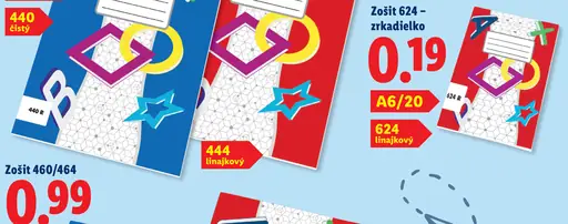 Zošit 460, čistý, formát A4