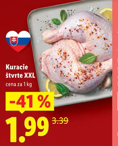 Kuracie štvrte XXL