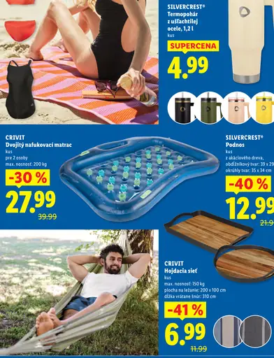 CRIVIT Dvojitý nafukovací matrac