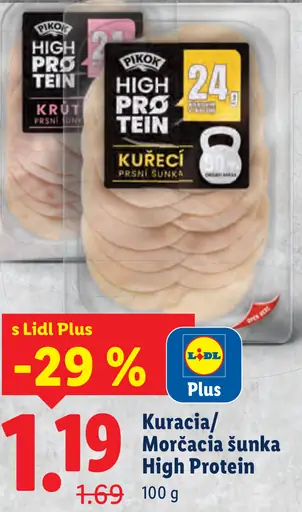 Pikok Kuracia šunka High Protein