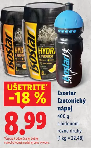 Isostar Isotonický nápoj v prášku