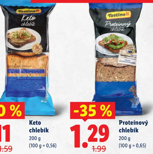 Tastino Proteinový chlebík