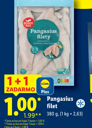 Ocean Sea pangasius filet