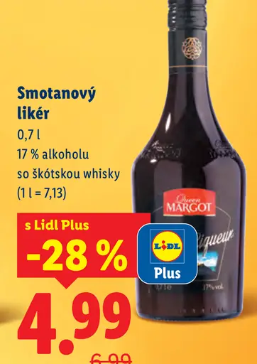 Margot smotanový likér so škótskou whiskey
