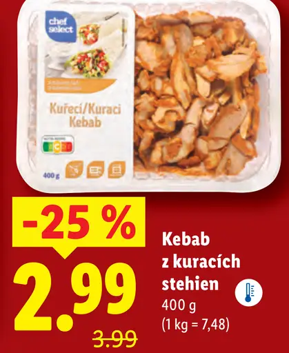 Chef Select Kebab z kuracích stehien