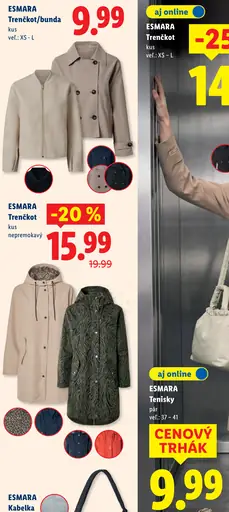 ESMARA trenčkot/bunda