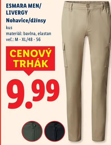 Esmara Men/Livergy nohavice
