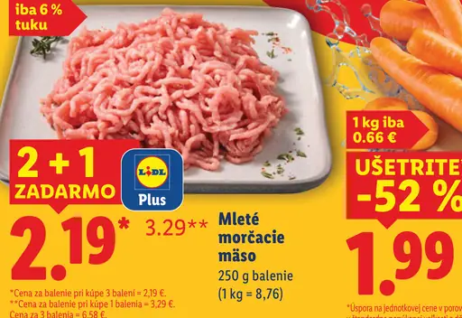 Mleté morčacie mäso