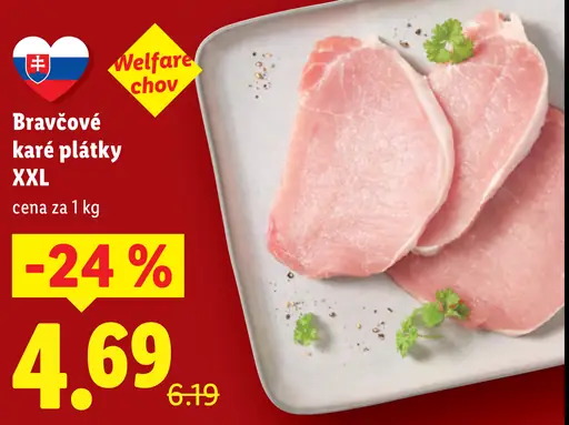 Bravčové karé plátky XXL