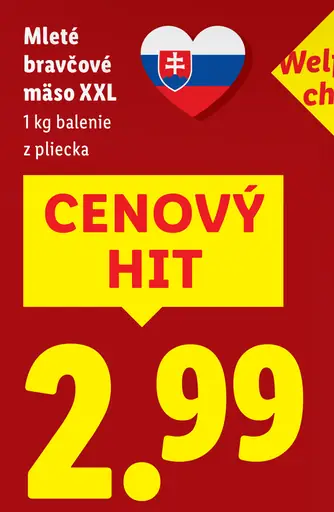 Mleté bravčové mäso XXL