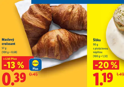Maslový croissant