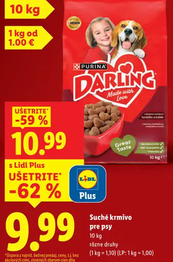 Purina Darling suché krmivo pre psy