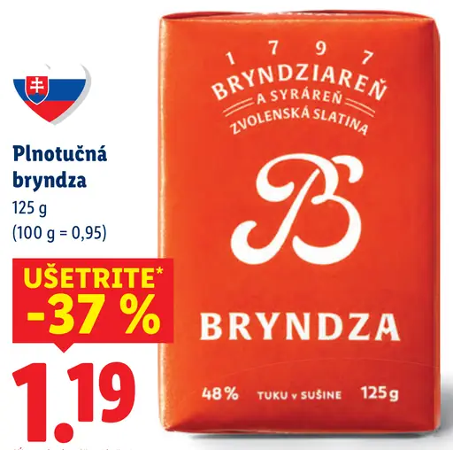 Plnotučná bryndza
