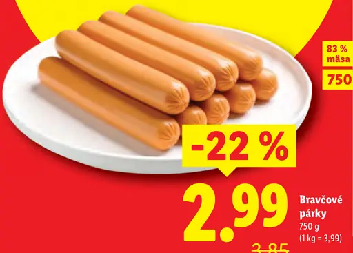 Pikok Bravčové párky