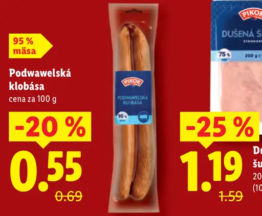 Pikok Podwawelská klobása
