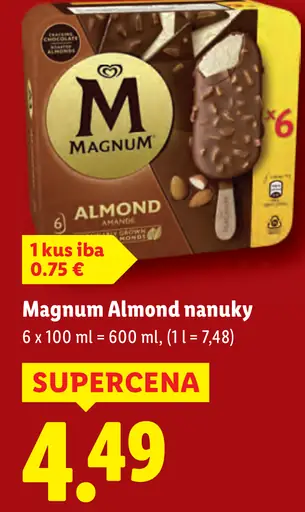 Magnum Almond nanuky