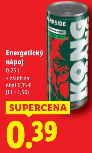 PARKSIDE energetický nápoj