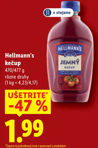 Hellmann's Kečup jemný