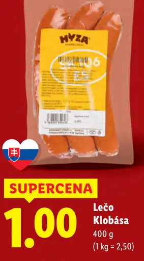Hyza Lečo klobása