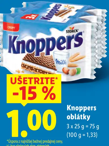 Knoppers oblátky