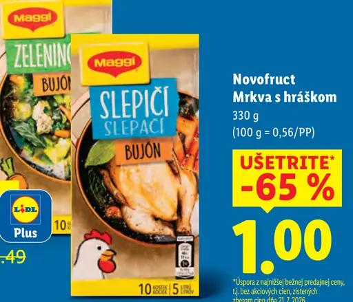 NovoFruct Mrkva s hráškom